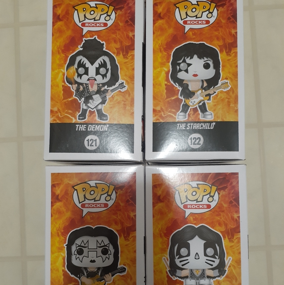 Lot of (4) KISS Funko Pops - Picture 4 of 6